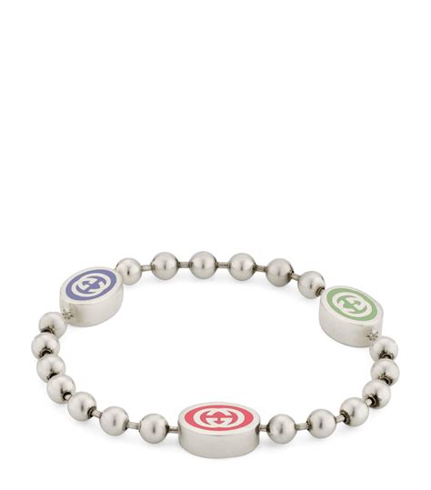 gucci sterling silver boule circle bracelet|More.